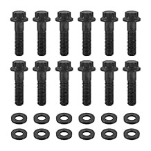 12 Pack Chromoly Exhaust Header Bolt Kit Replacement for ARP 134-1202, 3/8 Wide for Gen III LS LS1 LS2 LS3 LS6